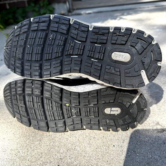 Brooks Addiction 13 Running Sneakers Shoes Lace Up Athletic Gray Blue 8 Wide - Picture 8 of 8